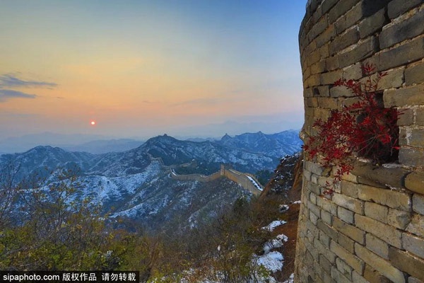八月出游金山岭正当时!除了如画的风景,还有让人美醉的日落~