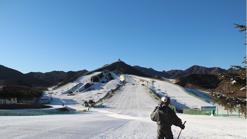 北京密云滑雪场图片